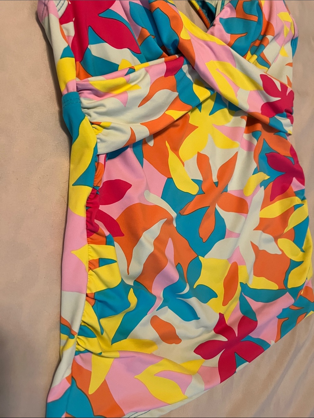 Lands End Multi-Color Floral Tankini Swim Set size 6 - Picture 10 of 10